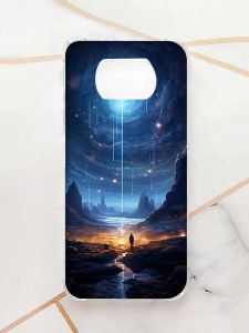 Чохол з потовщеними кутами для Xiaomi Poco X3 :: Космос (принт 244)