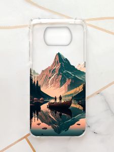 Чохол з потовщеними кутами для Xiaomi Poco X3 :: Човен. Пейзаж (принт 246)