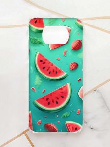 Чохол з потовщеними кутами для Xiaomi Poco X3 :: Скибки кавуна (принт 340)