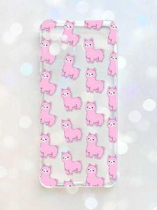 Чохол з потовщеними кутами на Motorola Moto G32 :: Лами рожеві (принт 101)