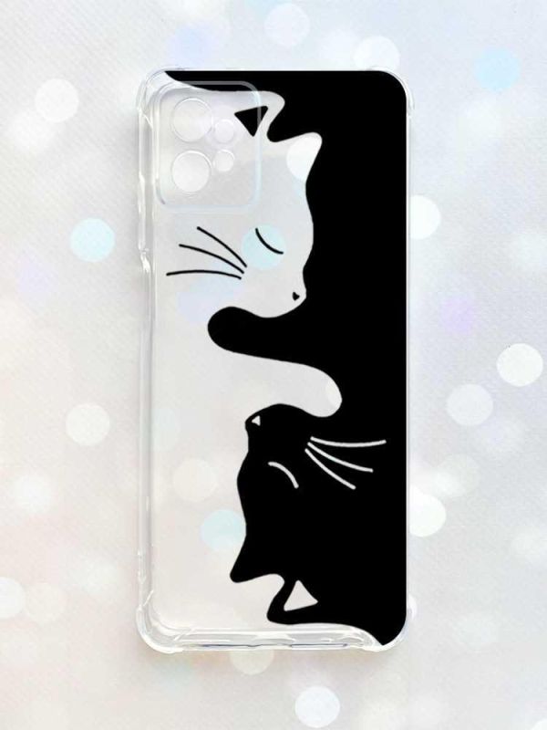 Чохол з потовщеними кутами на Motorola Moto G32 :: Котики (принт 118)