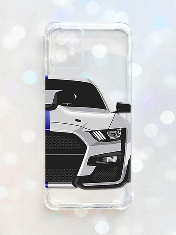 Чохол з потовщеними кутами на Motorola Moto G32 :: Авто сіре (принт 231)