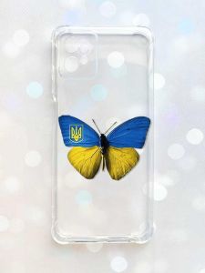 Чохол з потовщеними кутами на Motorola Moto G32 :: Метелик Україна (принт 255)