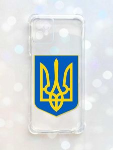 Чохол з потовщеними кутами на Motorola Moto G32 :: Тризуб Україна (принт 256)