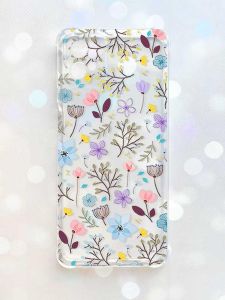 Чохол з потовщеними кутами на Motorola Moto G32 :: Квітковий фон (принт 267)