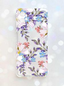 Чохол з потовщеними кутами на Motorola Moto G32 :: Квітковий малюнок (принт 272)