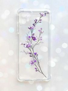 Чохол з потовщеними кутами на Motorola Moto G32 :: Гілочка квітів (принт 278)