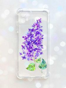 Чохол з потовщеними кутами на Motorola Moto G32 :: Гілочка бузку (принт 280)