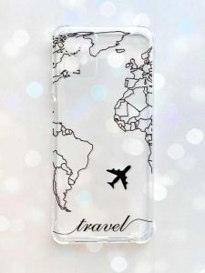 Чохол з потовщеними кутами на Motorola Moto G32 :: Карта. Контур (принт 330)