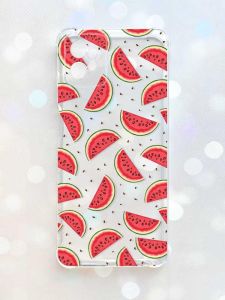 Чохол з потовщеними кутами на Motorola Moto G32 :: Кавуновий фон (принт 344)