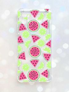 Чохол з потовщеними кутами на Motorola Moto G32 :: Кавуни и лайм (принт 345)