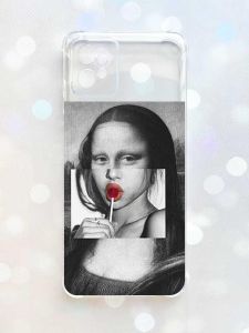 Чохол з потовщеними кутами на Motorola Moto G32 :: Сучасна Мона Ліза (принт 351)