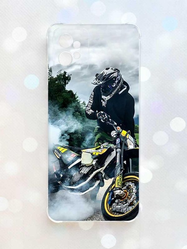 Чохол з потовщеними кутами на Motorola Moto G32 :: Мото Драйв (принт 68)