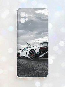 Чохол з потовщеними кутами на Motorola Moto G32 :: Авто біле (принт 236)