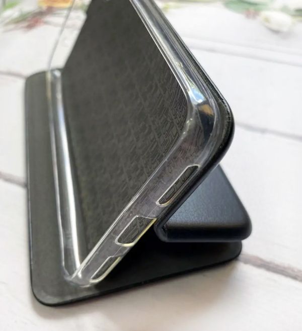 Чохол-книжка з малюнком для Xiaomi Redmi 7A Чорний :: Леопардовий дизайн (принт 383)
