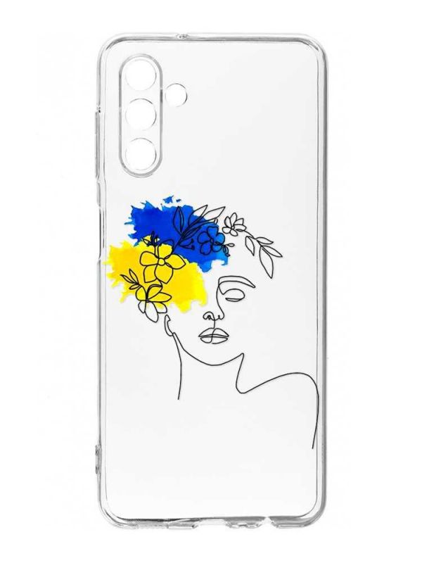 Прозорий чохол на Samsung Galaxy A35 5G (A356) :: Українка Арт (принт 3)
