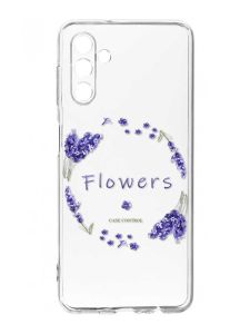 Прозорий чохол на Samsung Galaxy A35 5G (A356) :: Лавандовий віночок (принт 19)