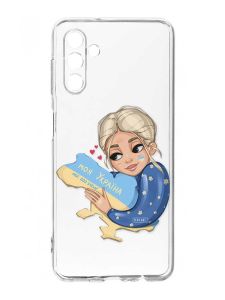 Прозорий чохол на Samsung Galaxy A35 5G (A356) :: Моя Україна (принт 24)