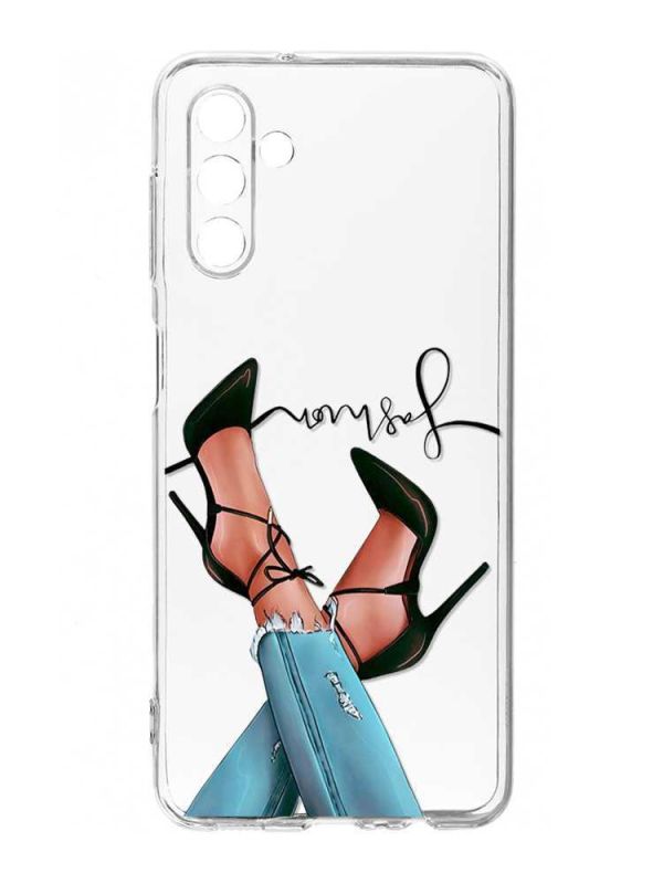 Прозорий чохол на Samsung Galaxy A35 5G (A356) :: Ніжки (принт 60)