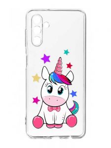 Прозорий чохол на Samsung Galaxy A35 5G (A356) :: Єдиноріг (принт 102)