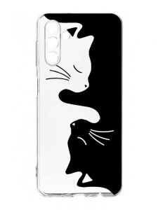 Прозорий чохол на Samsung Galaxy A35 5G (A356) :: Котики (принт 118)