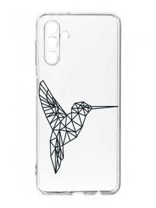 Прозорий чохол на Samsung Galaxy A35 5G (A356) :: Колібрі (принт 122)