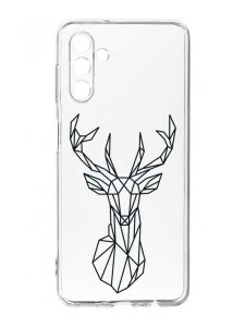 Прозорий чохол на Samsung Galaxy A35 5G (A356) :: Олень (принт 128)