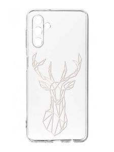 Прозорий чохол на Samsung Galaxy A35 5G (A356) :: Олень (принт 129)