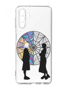 Прозорий чохол на Samsung Galaxy A35 5G (A356) :: Силуети. Венздей (принт 210)