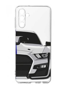 Прозорий чохол на Samsung Galaxy A35 5G (A356) :: Авто сіре (принт 231)