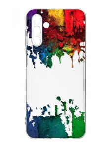 Прозорий чохол на Samsung Galaxy A35 5G (A356) :: Фарби (принт 249)