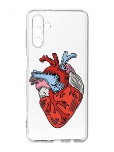 Прозорий чохол на Samsung Galaxy A35 5G (A356) :: Серце анатомічне (принт 250)