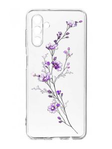 Прозорий чохол на Samsung Galaxy A35 5G (A356) :: Гілочка квітів (принт 278)