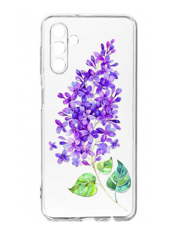Прозорий чохол на Samsung Galaxy A35 5G (A356) :: Гілочка бузку (принт 280)