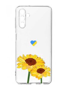 Прозорий чохол на Samsung Galaxy A35 5G (A356) :: Жовті квіти (принт 364)