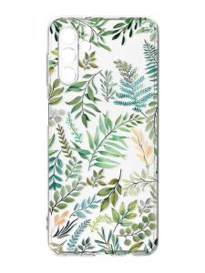 Прозорий чохол на Samsung Galaxy A35 5G (A356) :: Рослинний фон (принт 377)