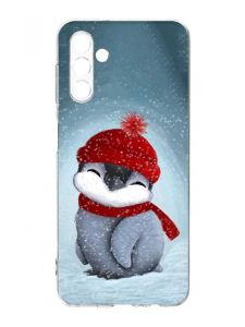 Чохол на Samsung Galaxy A35 5G (A356) :: Пінгвіненя у шапочці (принт 157)