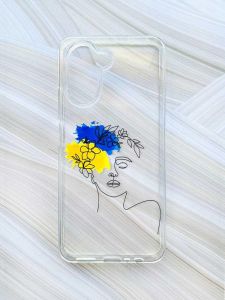 Прозорий чохол на Realme C33 :: Українка Арт (принт 3)