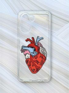Прозорий чохол на Realme C33 :: Серце анатомічне (принт 250)