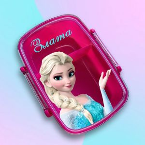 Ланч бокс дитячий іменний рожевий 800 мл (дизайн 35_1)