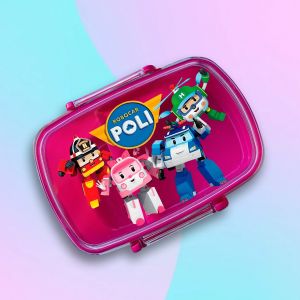 Ланч бокс дитячий рожевий 800 мл (дизайн 39)