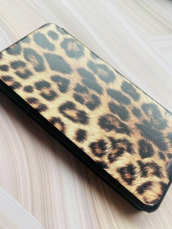 Чохол-книжка з малюнком для Xiaomi Redmi 9A Чорний :: Леопардовий дизайн (принт 383)