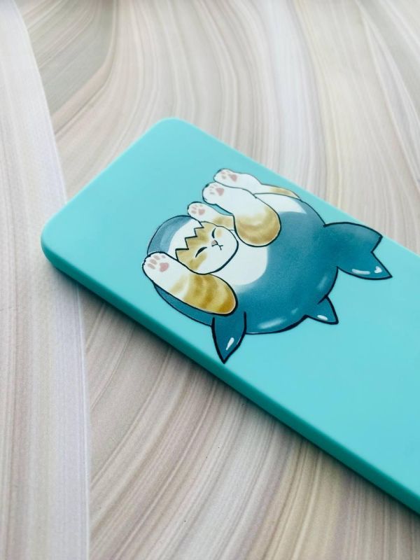 Матовий чохол на Xiaomi Redmi 9T Бірюзовий :: Котик акула (принт 378)