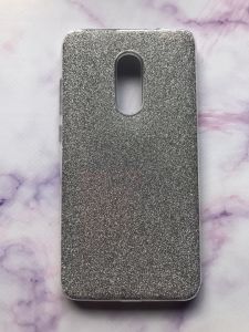 Силіконовий чохол Shine Silicone Case для Xiaomi Redmi Note 4 / Note 4X Срібло