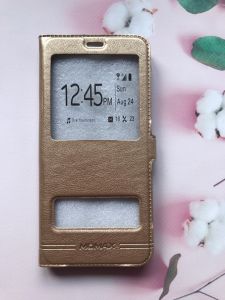 Чохол-книжка Momax для Samsung Galaxy A8 Plus 2018 A730 Золотий