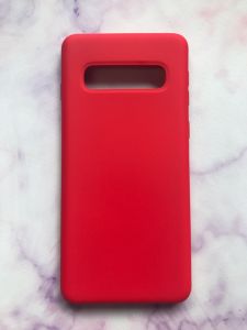 Силіконовий чохол Silicone Case для Samsung Galaxy S10 Червоний