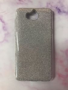 Силіконовий чохол Shine Silicone Case для Huawei Y5 2017 Срібло
