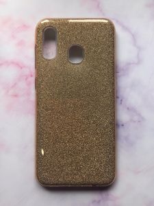 Силіконовий чохол Shine Silicone Case для Samsung Galaxy А30 (2019) А305 Золотий