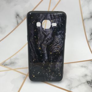 Силіконовий чохол з блискітками для Samsung Galaxy Grand Prime G530 / J2 Prime Чорний