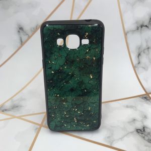 Силіконовий чохол із блискітками для Samsung Galaxy Grand Prime G530 / J2 Prime Зелений